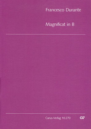 Magnificat in B flat major