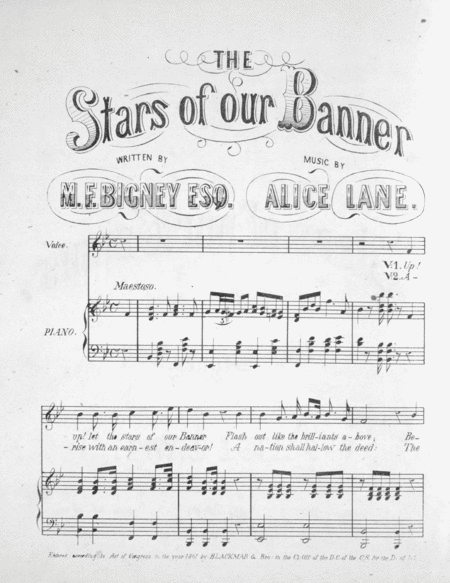 The Stars of Our Banner. A Southern Song