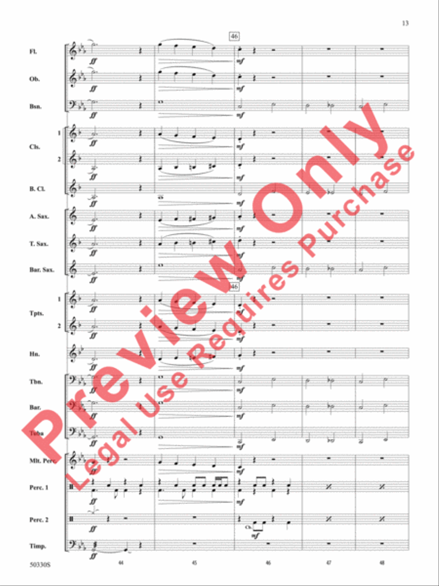 Zombie Rock Concert Band scores gallery preview page 14