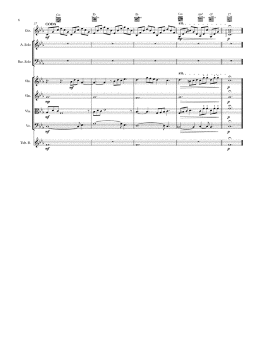 Come Clutch Out My Heart Chamber Orchestra scores gallery preview page 6