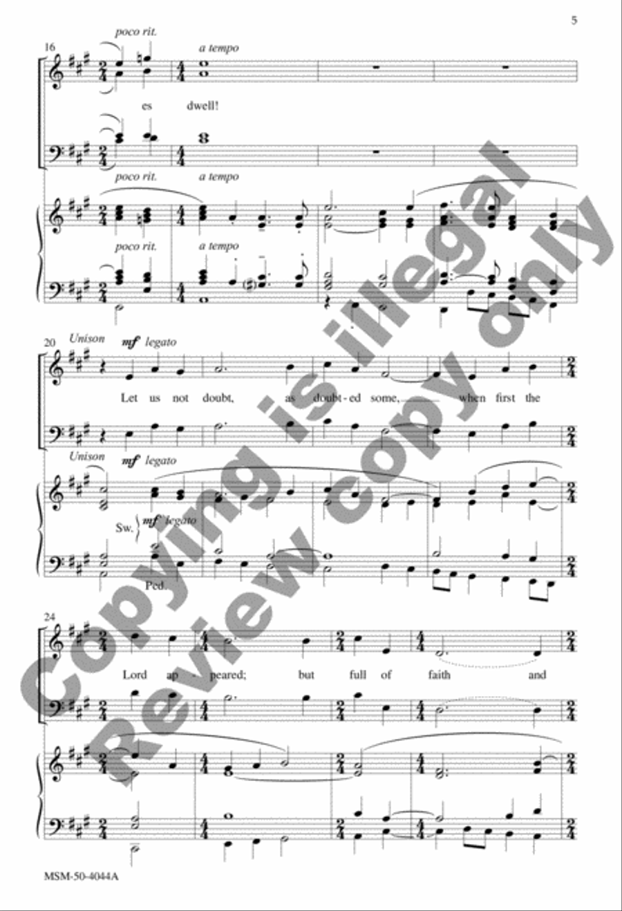 Awake, Arise! Awake, Arise! 4-Part scores gallery preview page 5