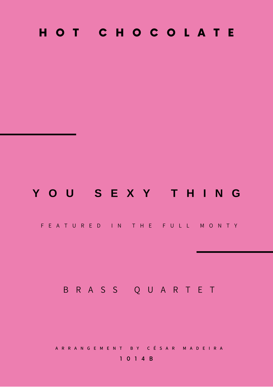 You Sexy Thing You Sexy Thing Brass Quartet scores gallery preview page 1