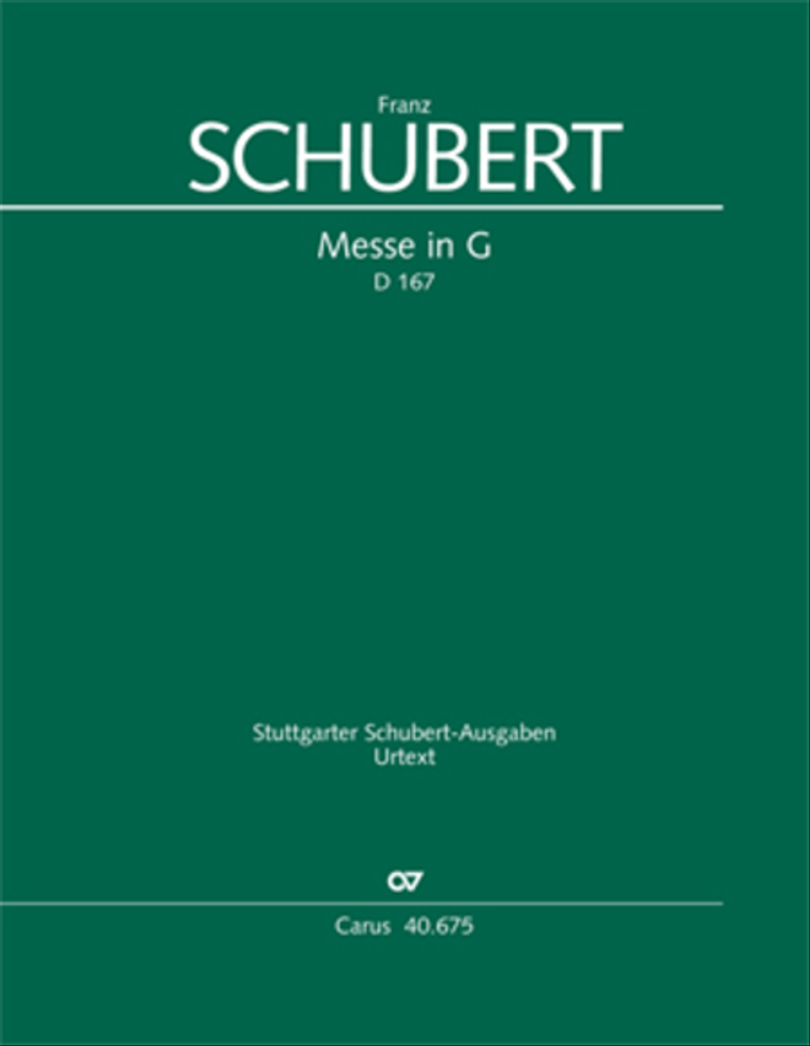 Mass in G Major Violin scores gallery preview page 1