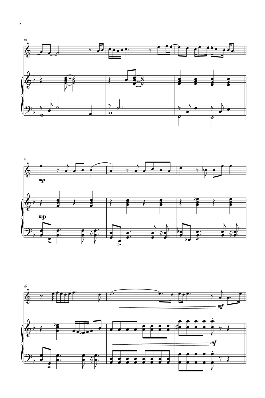 Beyond (End Credit Version) Piano scores gallery preview page 2