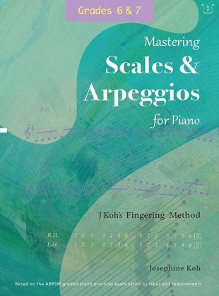 Book cover for Scales and Arpeggios for Piano, Gades 6 & 7