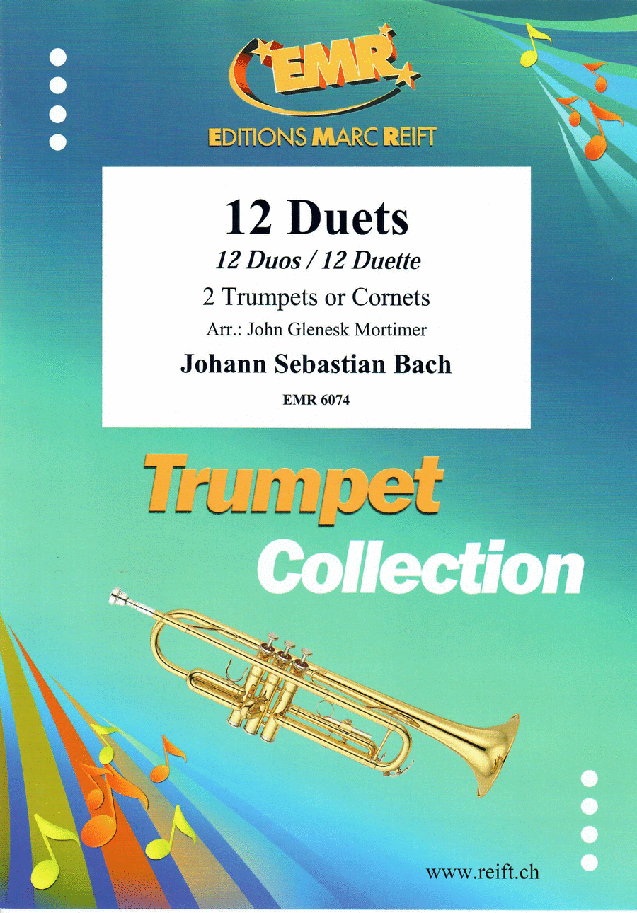 12 Duets Trumpet Duet scores gallery preview page 1