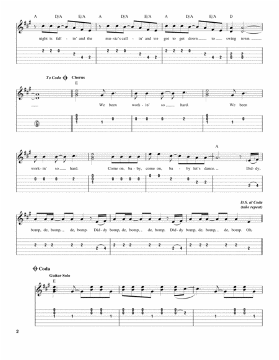 Swingtown Acoustic Guitar scores gallery preview page 2