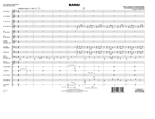 Bang! (arr. Ishbah Cox) - Conductor Score (Full Score)