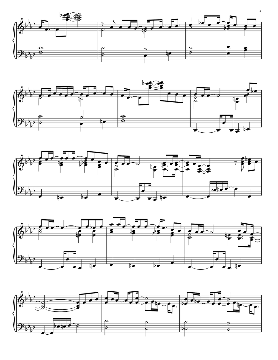 Just The Two Of Us Piano Solo scores gallery preview page 3