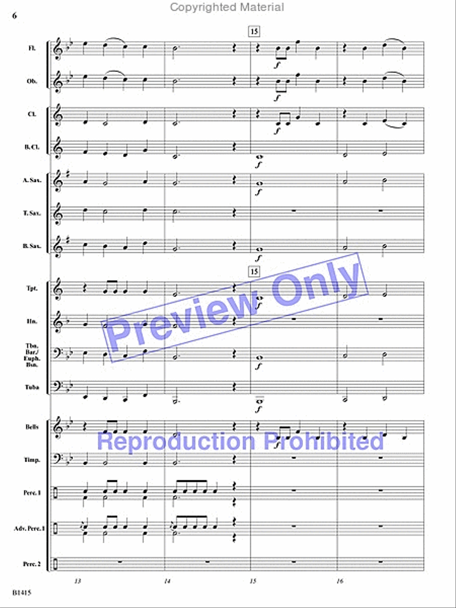Hallelujah Chorus Hallelujah Chorus Concert Band scores gallery preview page 5