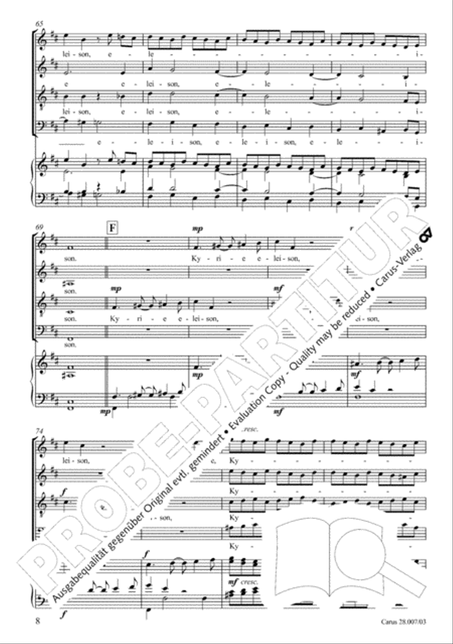 Missa latina 4-Part scores gallery preview page 9