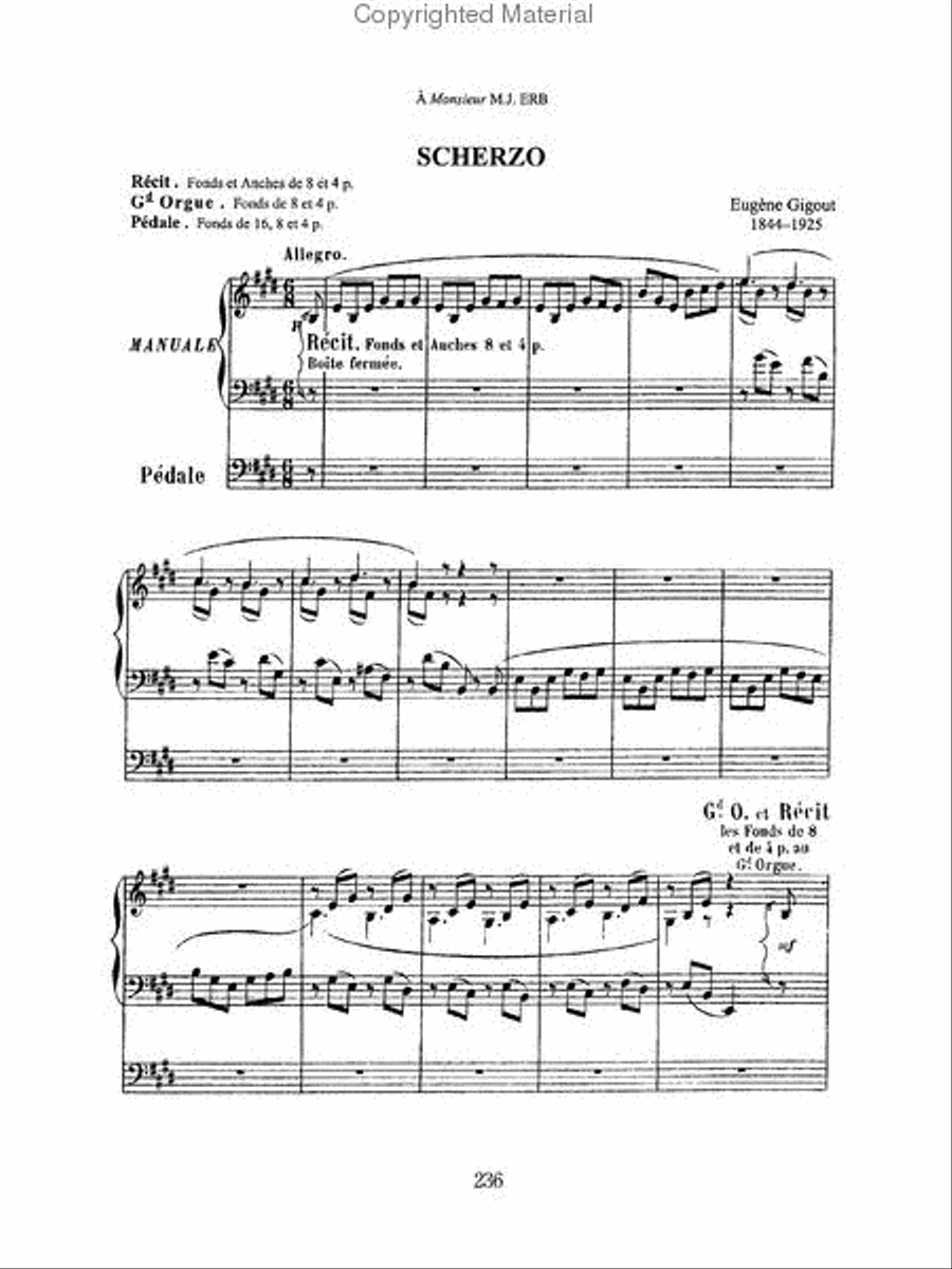 Toccatas, Carillons and Scherzos for Organ -- 27 Works for Church or Concert Performance Organ scores gallery preview page 4