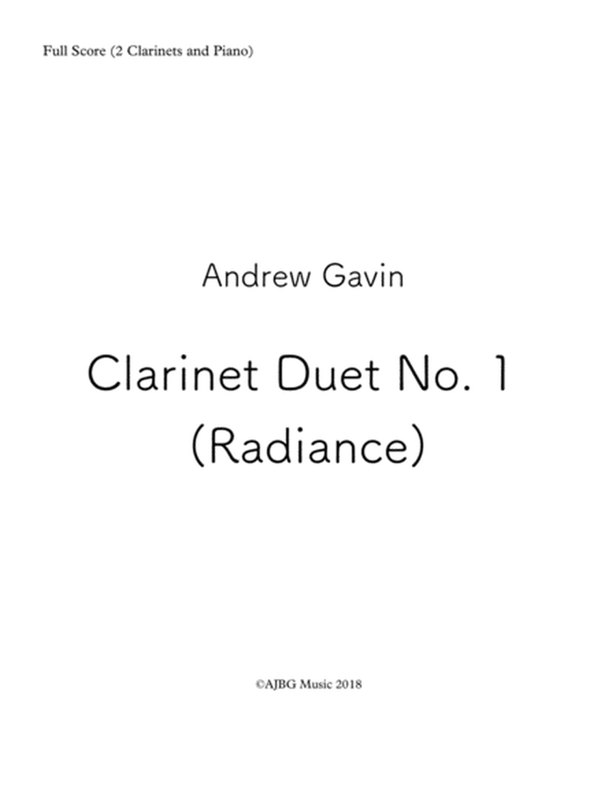 Clarinet Duet No. 1 (Radiance) image number null