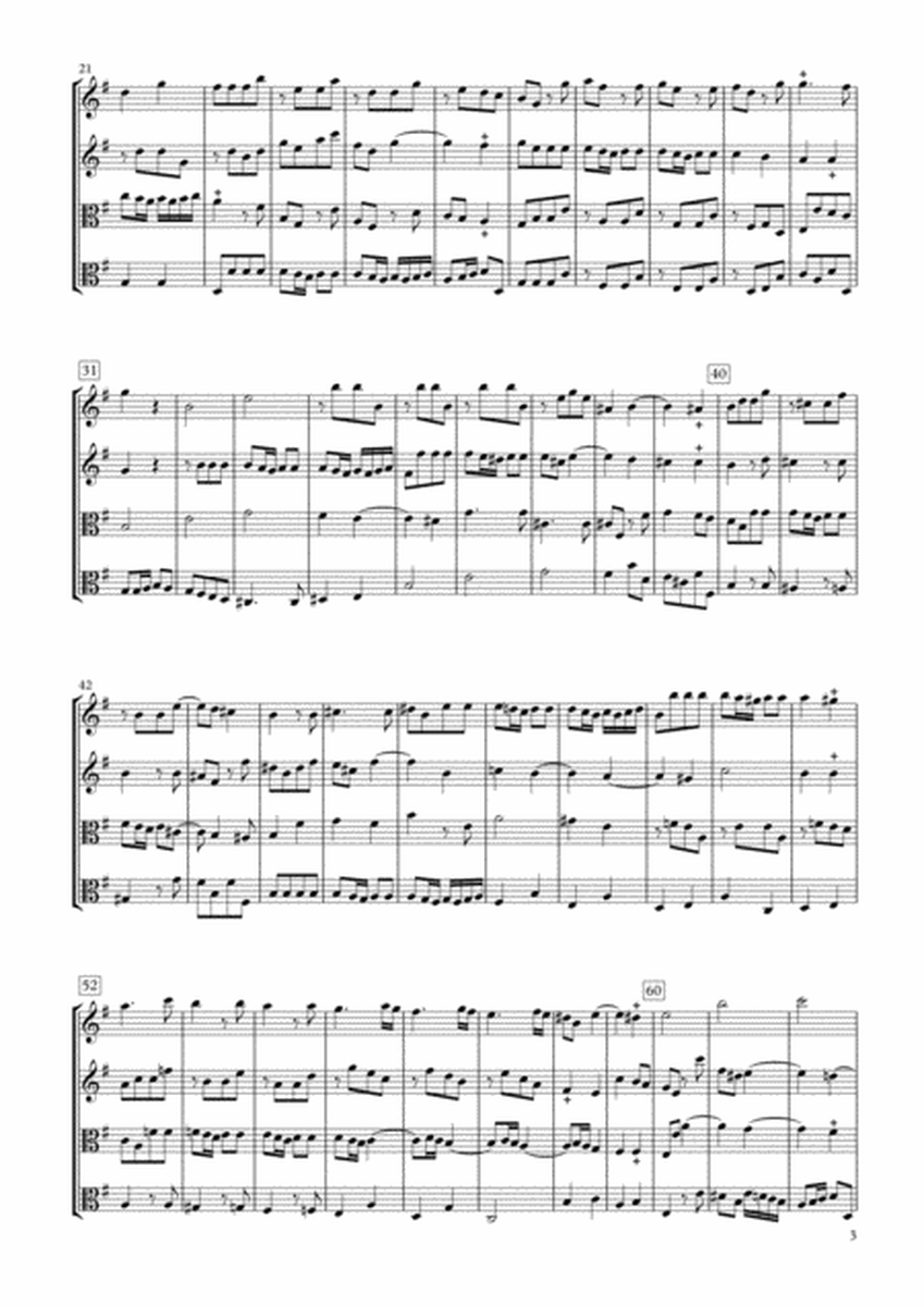 Sonata Op.34-3 for Two Violins & Two Violas image number null