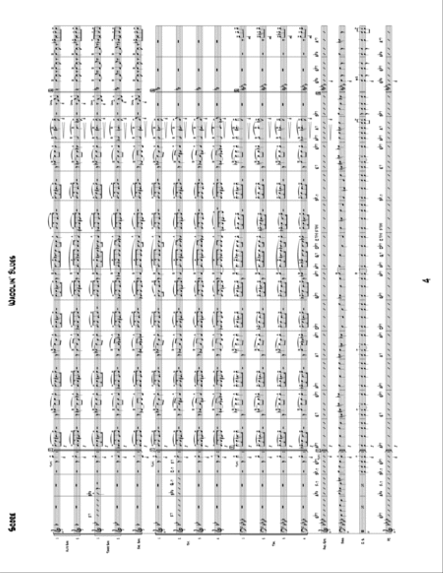 Waddlin' Blues Jazz Ensemble scores gallery preview page 4