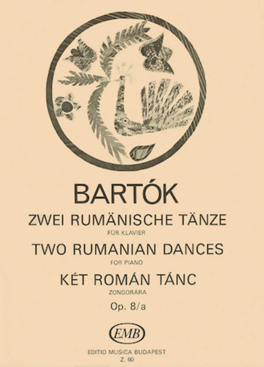 2 Rumanian Dances, Op. 8a Piano Solo scores gallery preview page 1