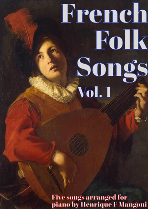 Book cover for French Folk Songs - Vol. 1 (piano)