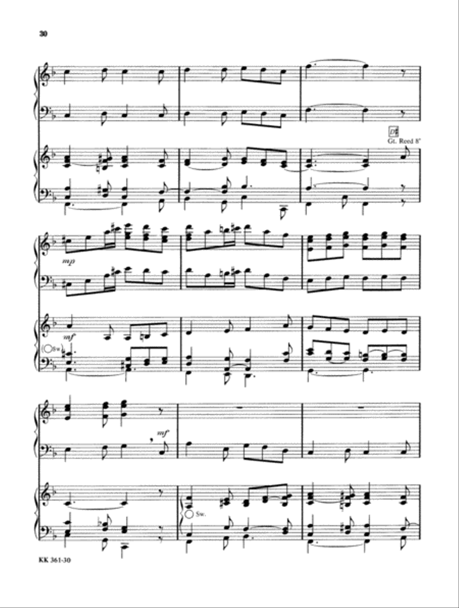 Festival Of Carols For Organ and Piano Vol 2 Organ scores gallery preview page 15