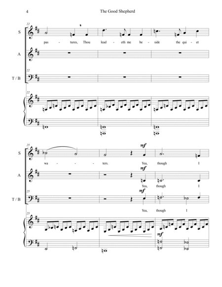 The Good Shepherd (SATB) image number null