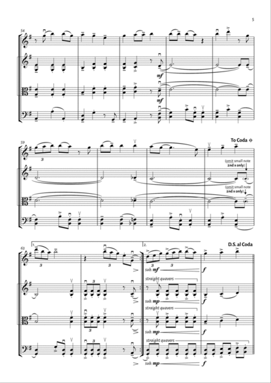If I Ain't Got You String Trio scores gallery preview page 5