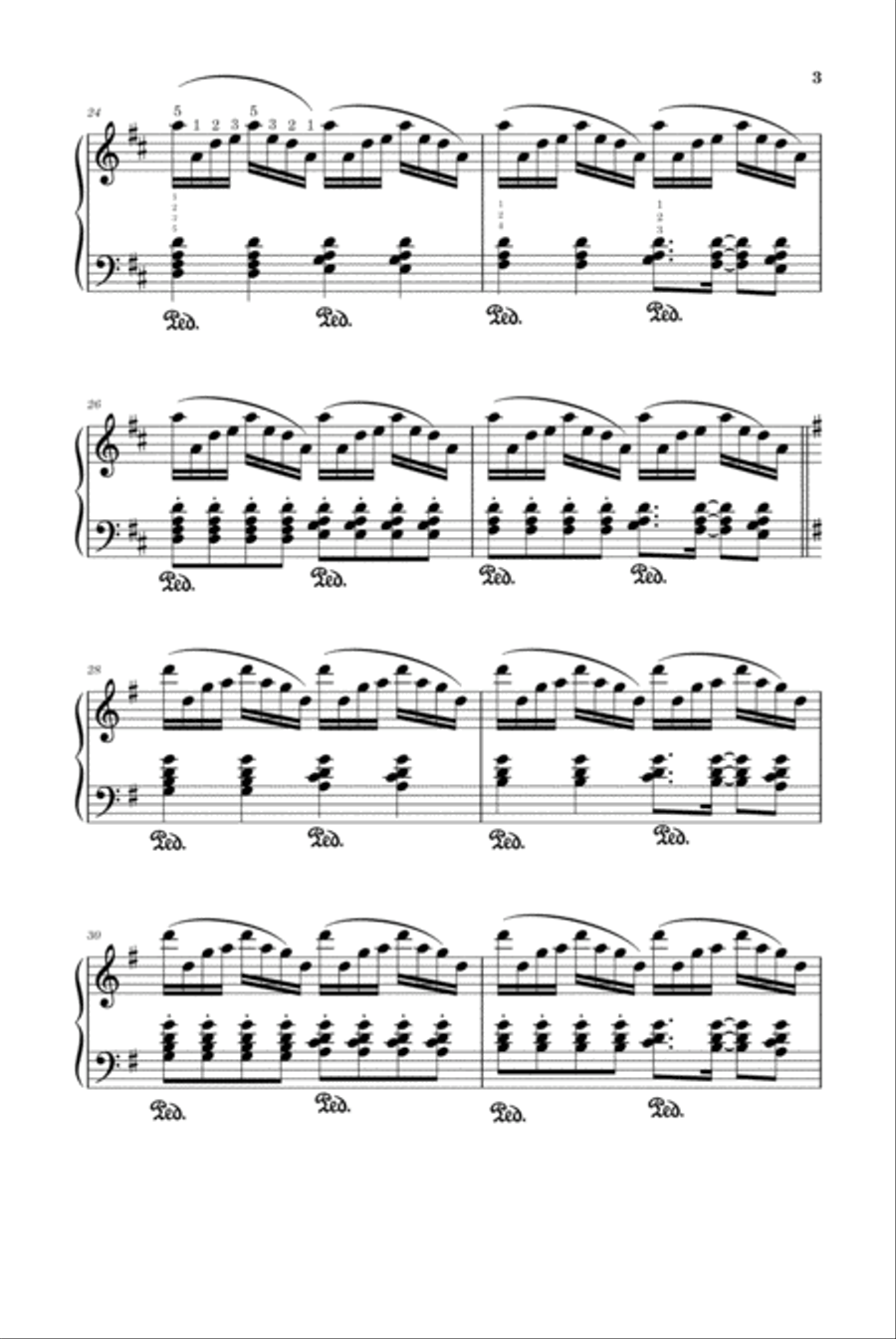 Summer Summer Piano Solo scores gallery preview page 3