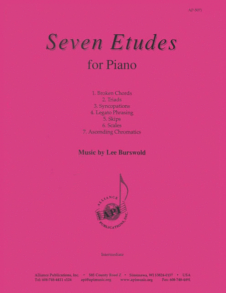 Seven Etudes for Piano