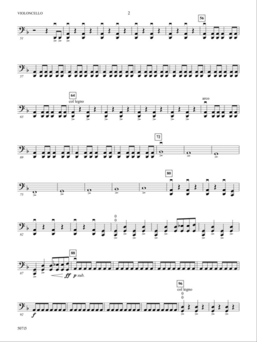 Battle: Cello Battle: Cello String Orchestra scores gallery preview page 2