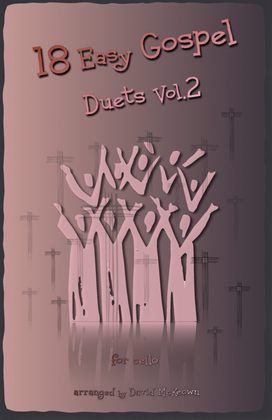 Book cover for 18 Easy Gospel Duets Vol.2 for Cello