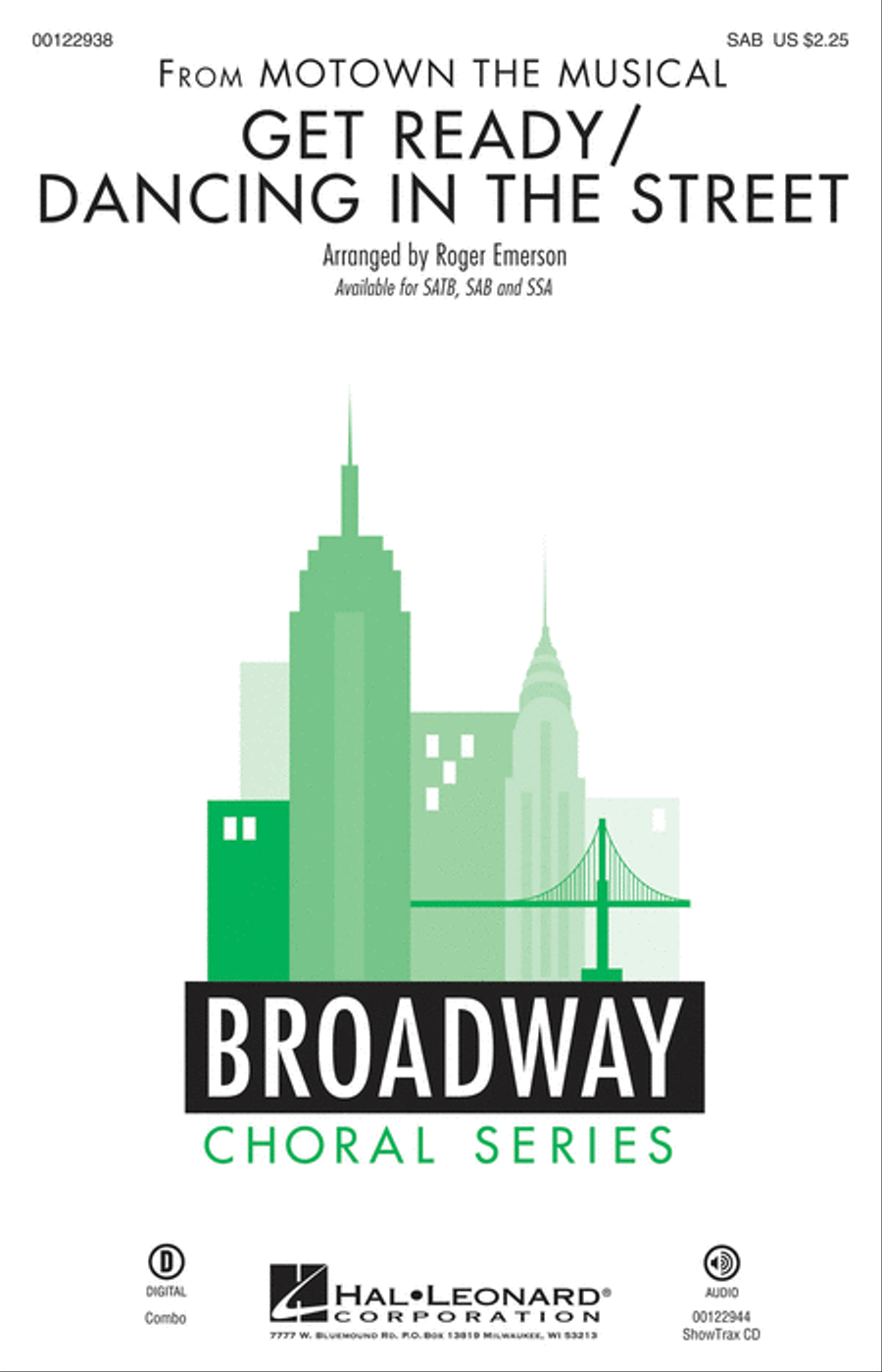 Get Ready/Dancing in the Street 3-Part scores gallery preview page 1