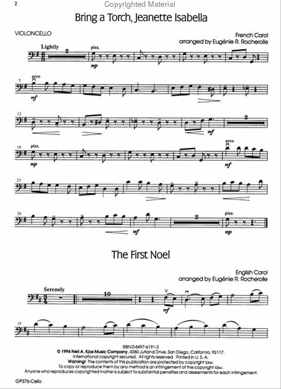 A Christmas Tableau of Piano Trios Piano Trio scores gallery preview page 3