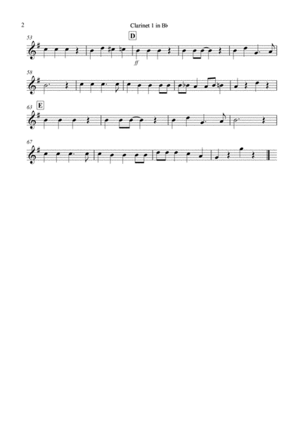 Jingle Bells (Jazzy Style!) for Clarinet Quartet image number null