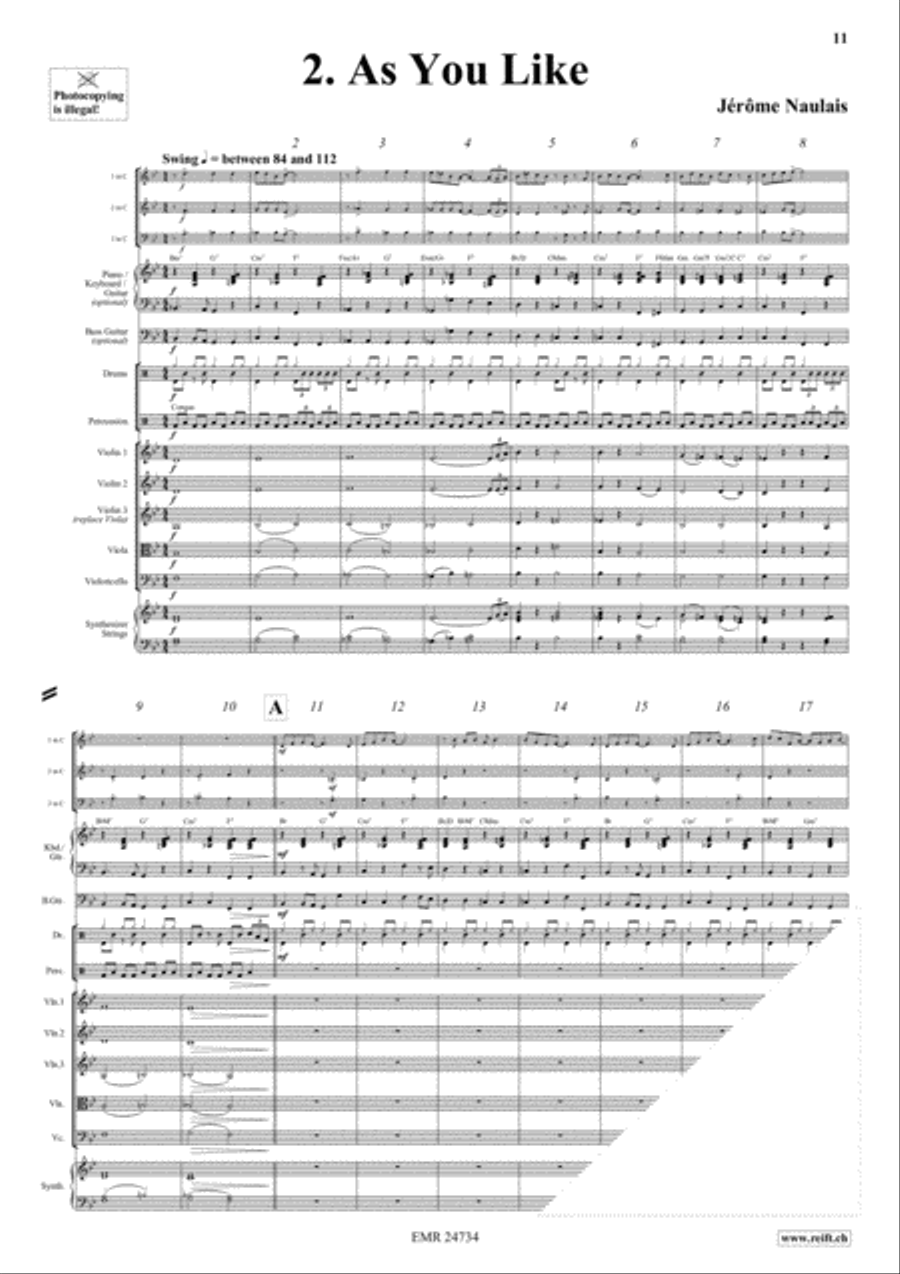 Play With Your Band Volume 1 3-Part scores gallery preview page 5