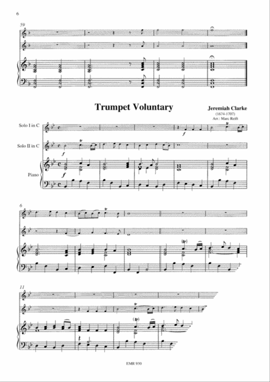 Wedding Music Brass Ensemble scores gallery preview page 4
