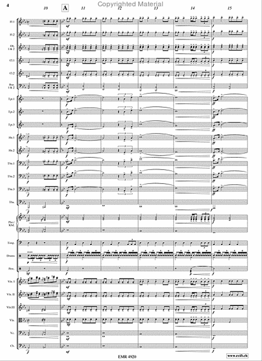 King Arthur Orchestra scores gallery preview page 4