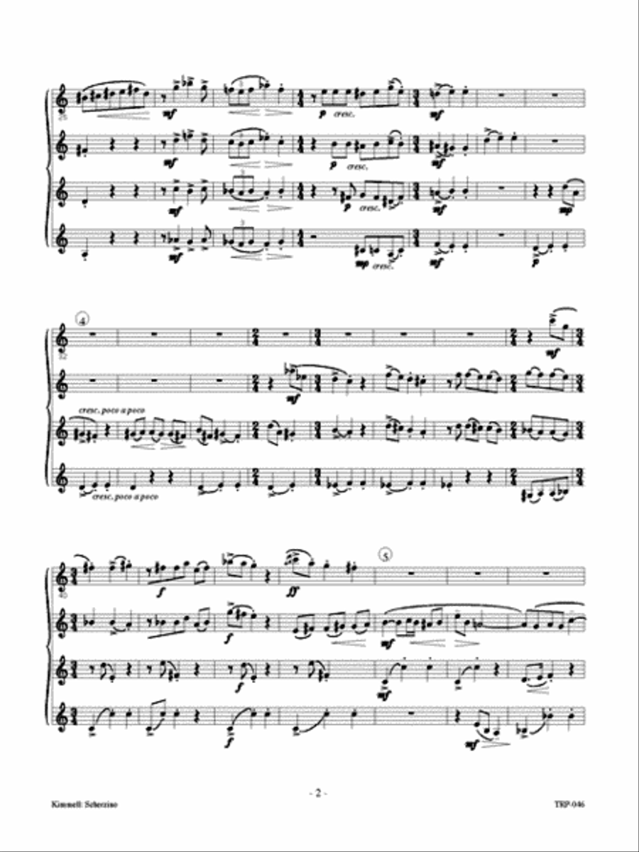 Scherzino Small Ensemble scores gallery preview page 3