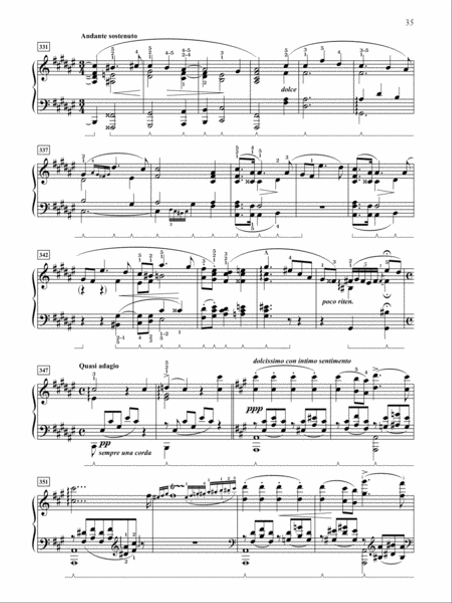 Liszt -- Sonata in B Minor Piano Solo scores gallery preview page 6