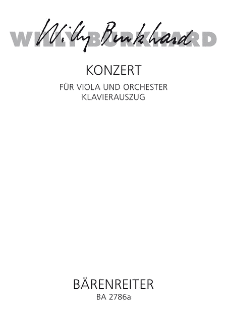 Konzert fur Viola und Orchester (1953)