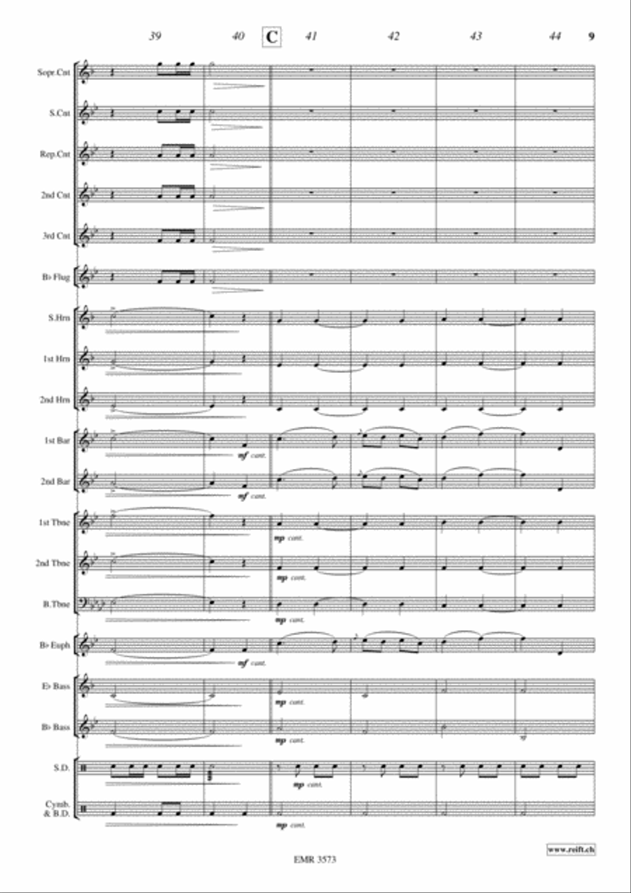 Walking with God Brass Band scores gallery preview page 10