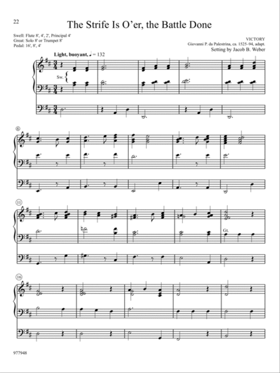 My Redeemer Lives: Five Preludes for Easter Organ scores gallery preview page 6