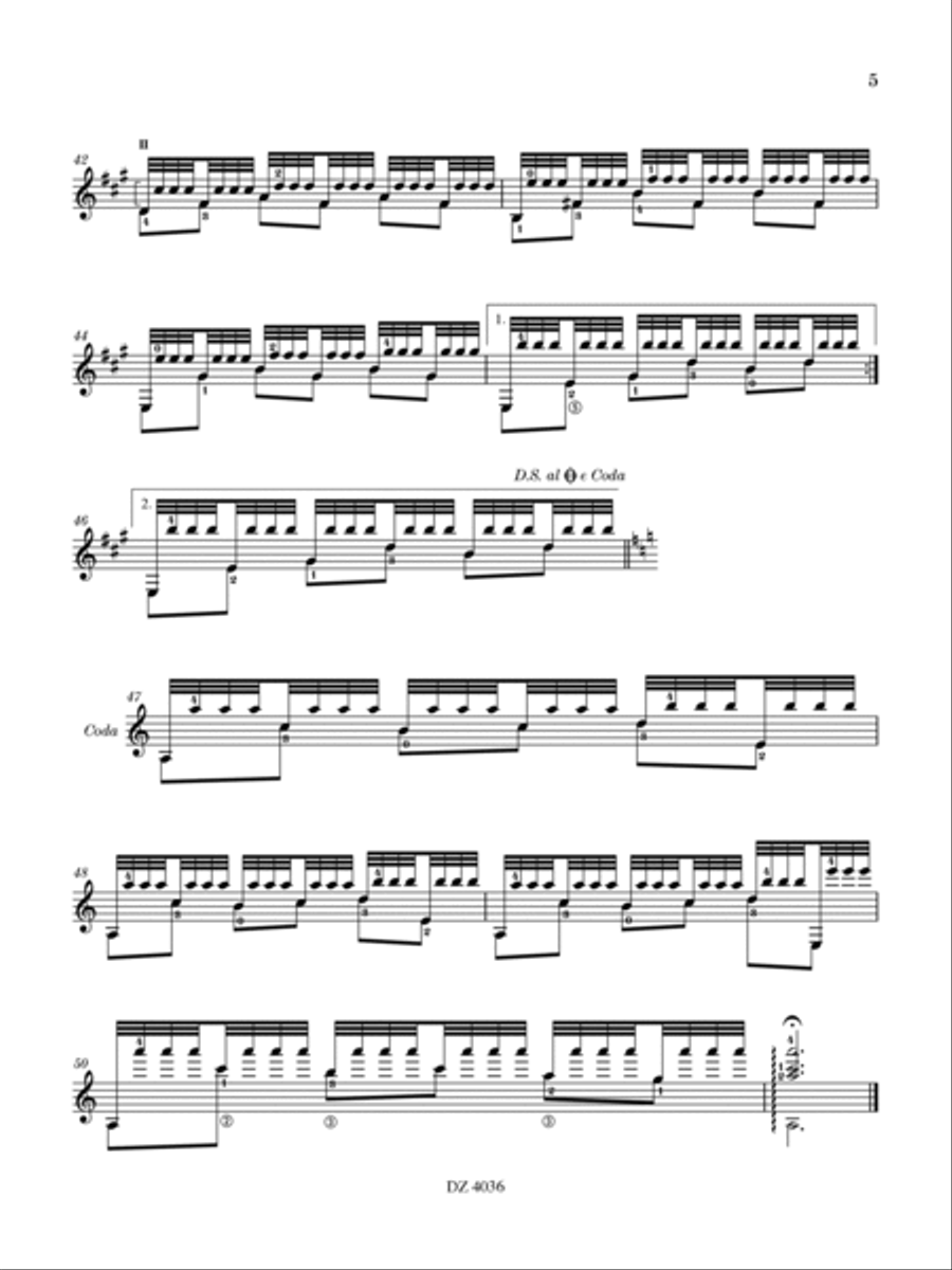 Evocation, Collected Guitar Works, vol. 2 Classical Guitar scores gallery preview page 6