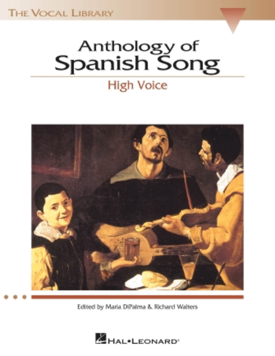 Anthology of Spanish Song by Richard Walters High Voice - Sheet Music