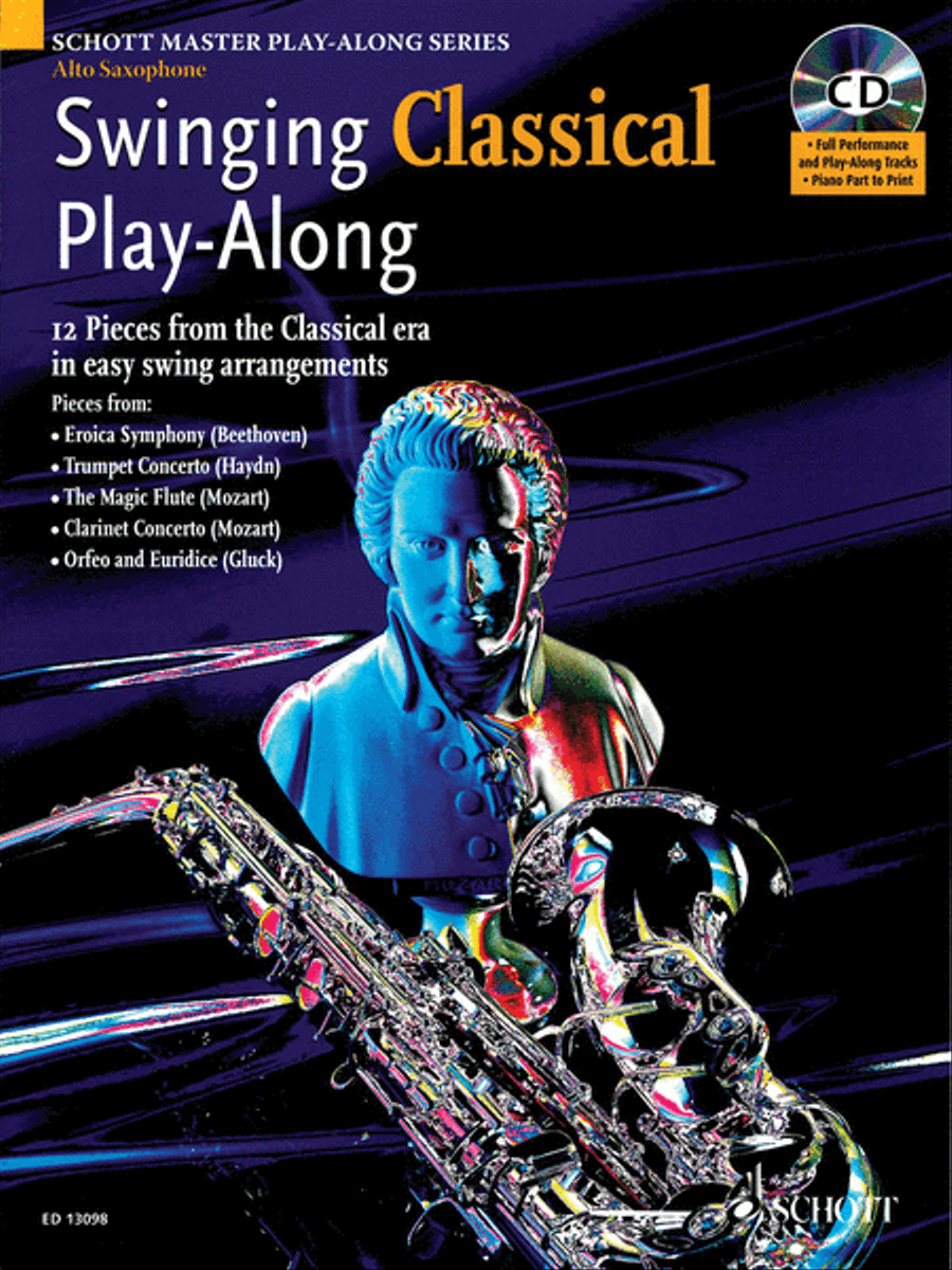 Swinging Classical Play-Along Alto Saxophone scores gallery preview page 1