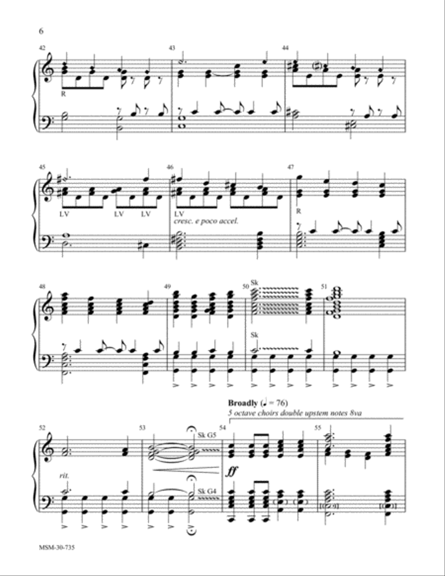 Crown Him with Many Crowns 5-Octaves scores gallery preview page 4