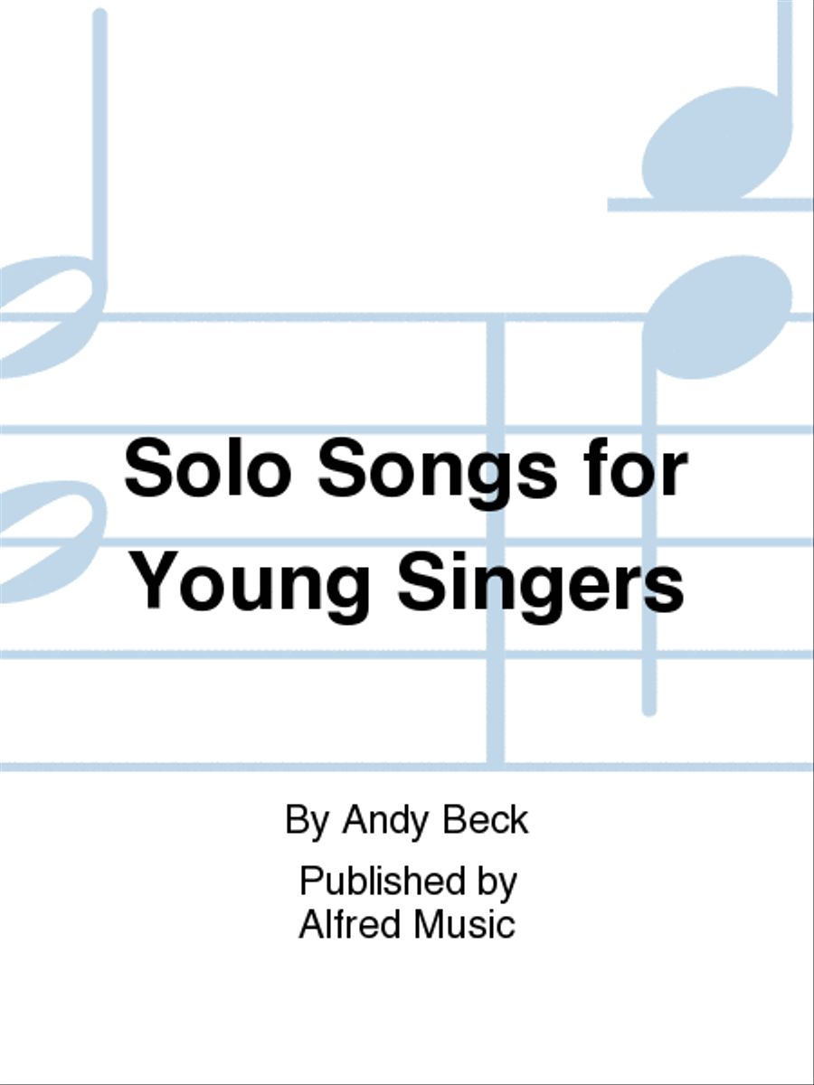 Solo Songs for Young Singers Voice scores gallery preview page 1