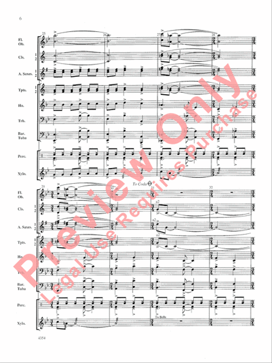 Grant County Celebration Concert Band scores gallery preview page 7