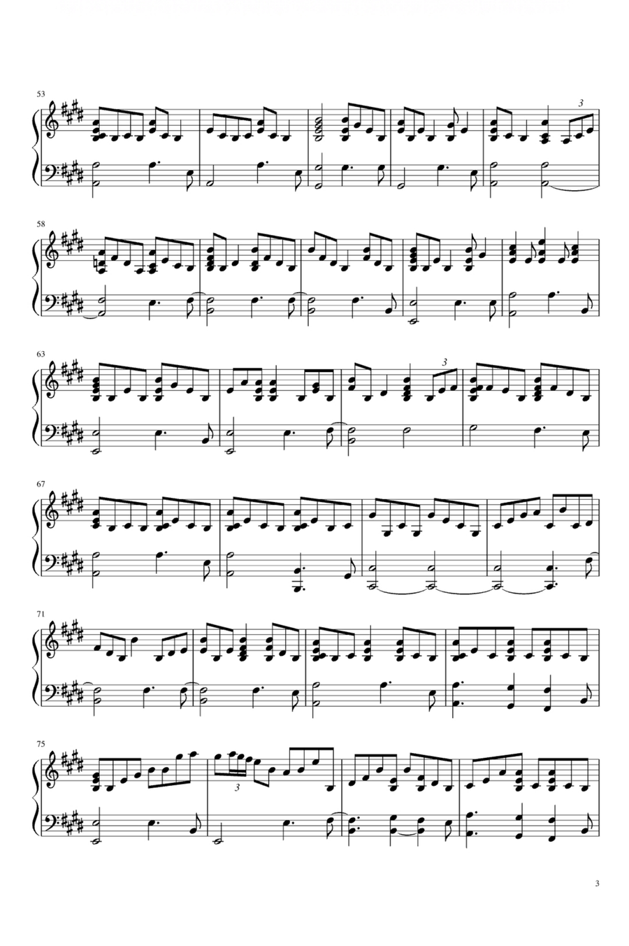 Candle In The Wind Candle In The Wind Easy Piano scores gallery preview page 3