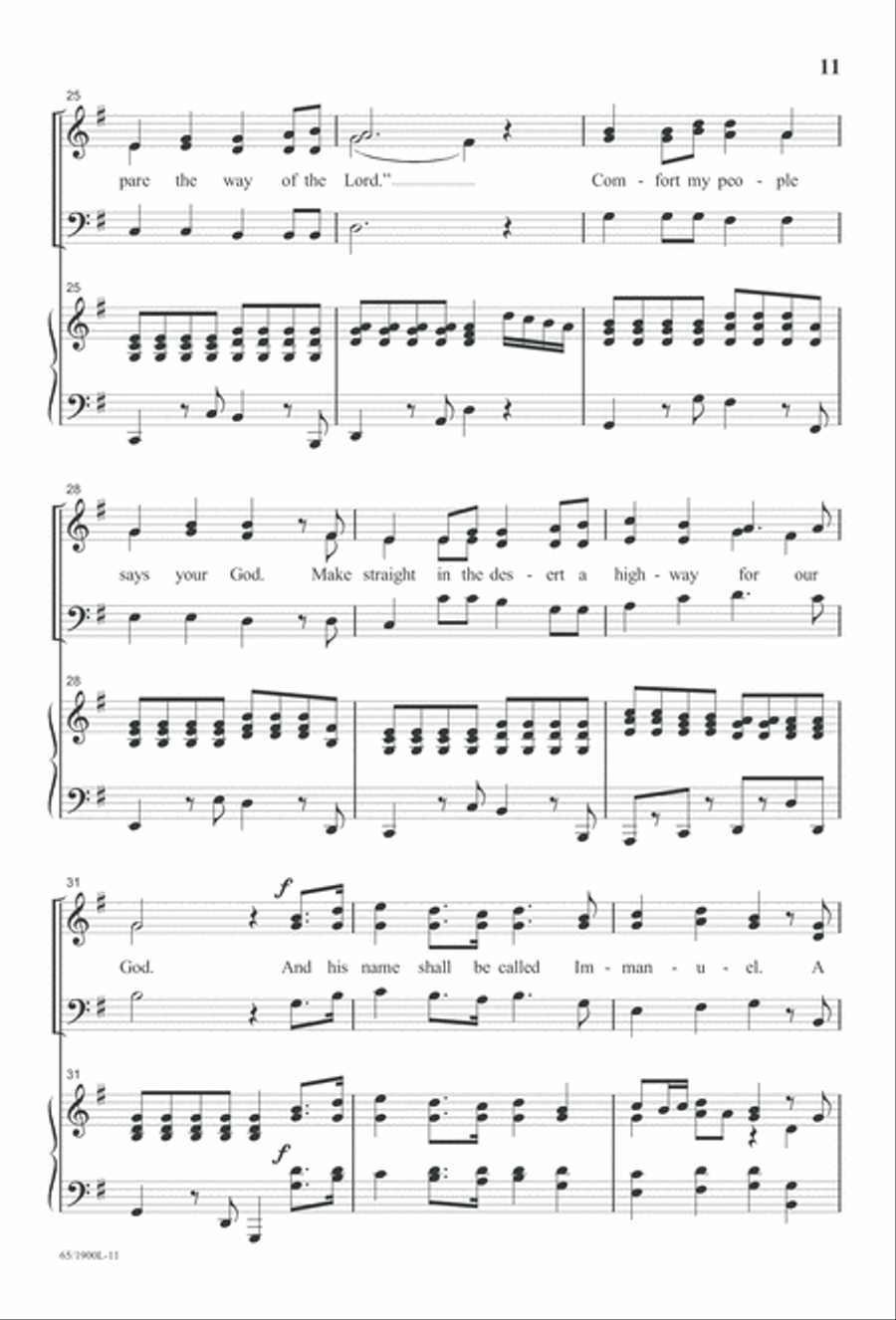 Love's Pure Light 3-Part scores gallery preview page 13