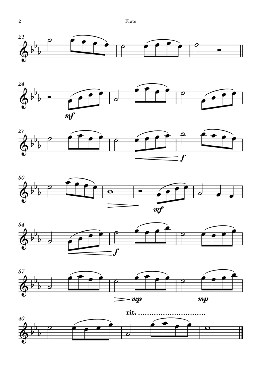 Beauty And The Beast Woodwind Quartet scores gallery preview page 6