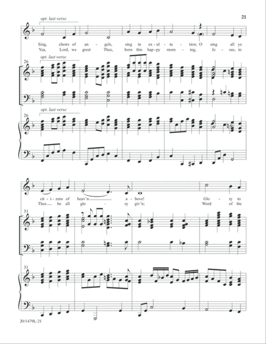 Christmas Carol Celebrations - Keyboard/Handbell Score 5-Octaves scores gallery preview page 22