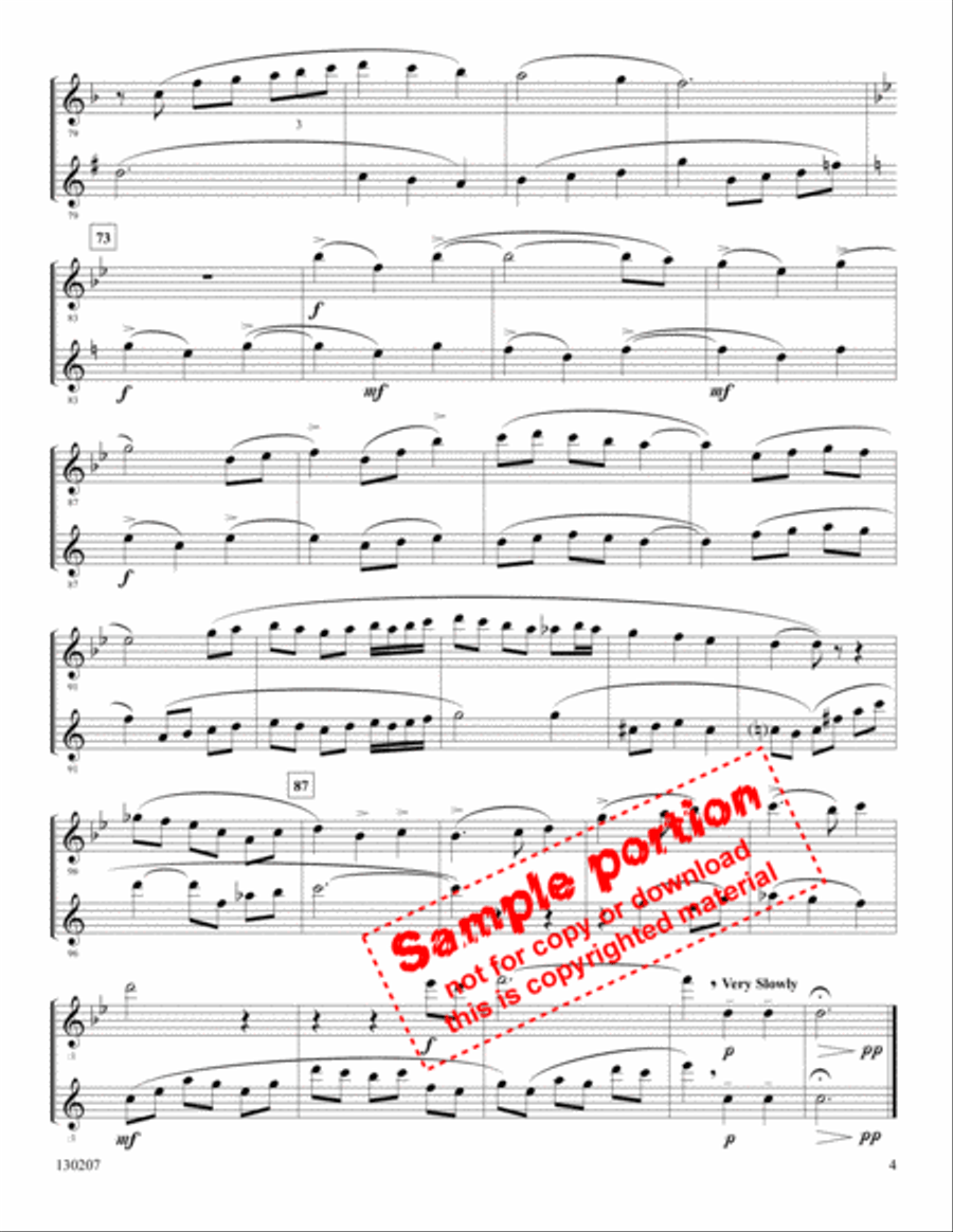 Our Great Saviour Woodwind Duet scores gallery preview page 4